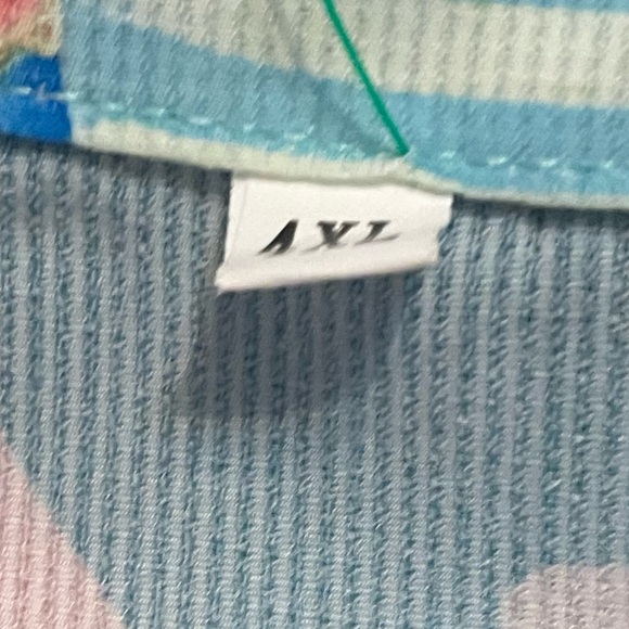 Oaku Tropical Ocean Hawaiian Flowy Beach dress, shirt, swim coverup Size 4XL - Picture 15 of 16